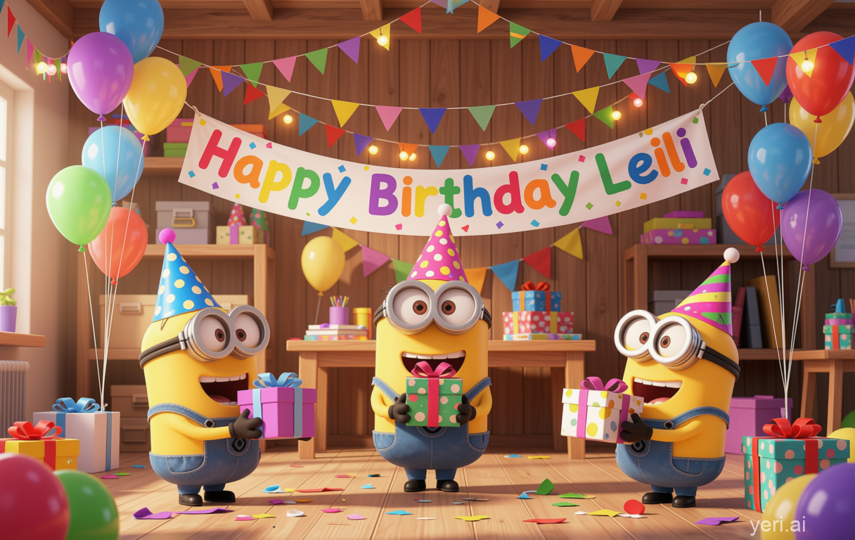 Minions klaar voor het feest